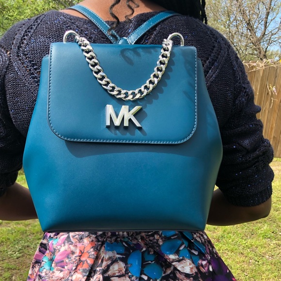 Michael Kors Handbags - Michael Kors Mott Leather Medium Backpack